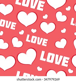 Valentine's Day seamless texture