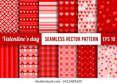 valentine's day seamless vector pattern digital printable papers for gifting, wrapper, mug, banner, t-shirts, mugs, tote bags, sweaters, etc.