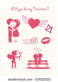 Valentine's day set