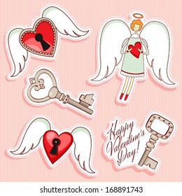 Valentine's Day. Set of illustrations