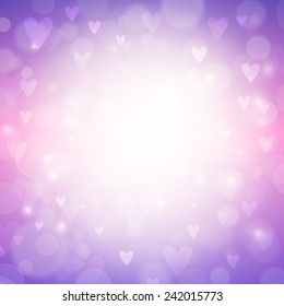 Fondo vectorial brillante del Día de San Valentín  