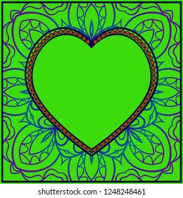 Valentine's Day Sign, Love Symbol. Vector Illustration. Template For Greeting Cards, Envelopes, Wedding Invitations, Interior Elements.