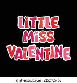 Diseño de tipografía simple y creativa en San Valentín