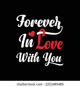 Valentine's day simple and creative typography design
