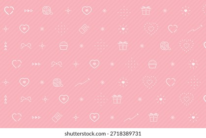 Material de fondo geométrico simple de la textura del modelo del día de San Valentín: Fondo para el día de San Valentín