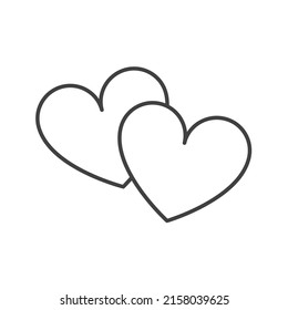 Valentine's day simple linear icon 5