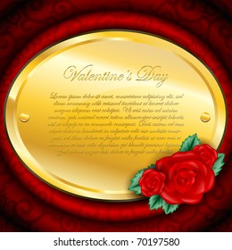 Valentine's day speech bubble