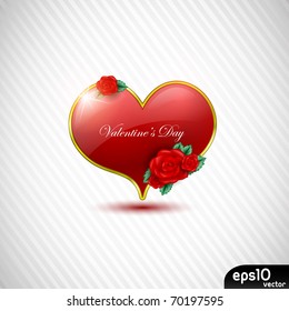 Valentine's day speech bubble