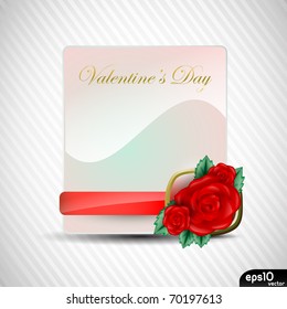Valentine's day speech bubble