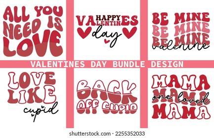 Valentine's Day SVG Bundle Cut Files,Retro Valentines day SVG,Cute Valentines svg, Heart Shirt svg, Love,Cut Files Cricut, Silhouette,valentine's day SVG, Vector Design