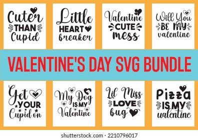 Valentine's day svg bundle file svg
