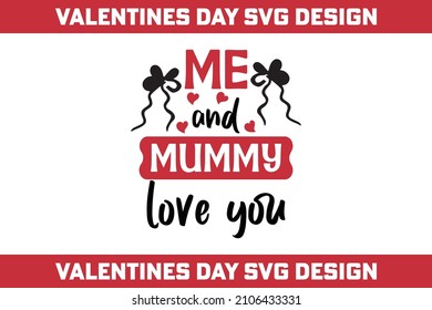 Valentines day SVG design, cute svg