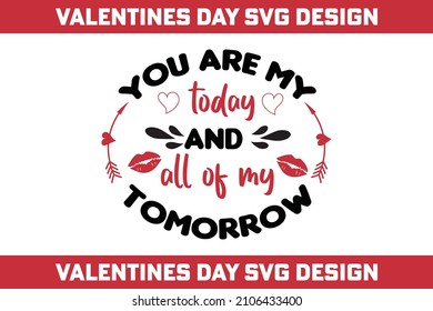 Valentines day SVG design, cute svg