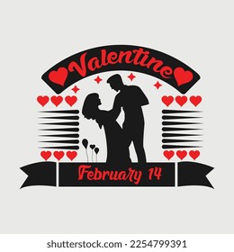 Valentines Day SVG Printable Vector Design