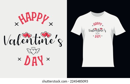 Valentines day svg t shirt design. Valentine's Day SVG, Happy Valentine's Day