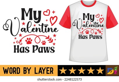 Valentine's day svg t shirt design 
