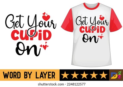 Valentine's day svg t shirt design 