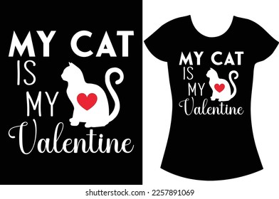 Valentine's day SVG t-shirt design. Best gift t shirt design for valentine's day. 