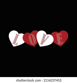 Valentine's Day T Shirt Design And Vector Illustration. 