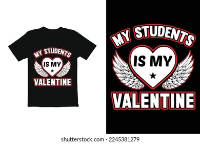 Valentine's day t shirt design vector