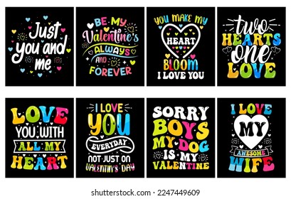 Valentines day T Shirt Design bundle, set of valentine t shirt, coloring valentine t shirt
