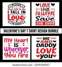  VALENTINE'S DAY T SHIRT DESIGN Bundle,fashion,shirt, design,love, ypography, SVG,