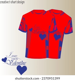 valentine's day t shirt design concept illustration vector design.