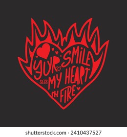 Valentines day t shirt design template