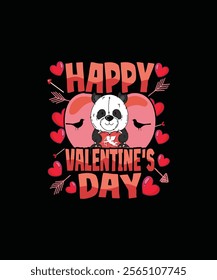  valentines day t shirt , vector, happy, cat design,