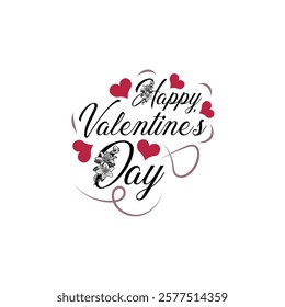 Valentine's day template or background for Love and Valentine's day concept