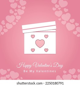 Fondo del concepto de plantilla de San Valentín. Ilustración del vector 59