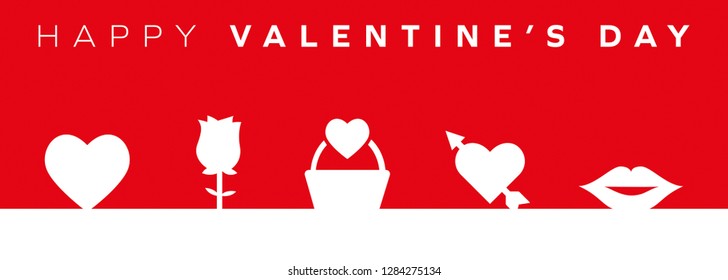 Valentine's day template design background