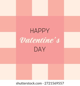 Día de San Valentín Plantilla Ilustración vectorial, tarjeta, Anuncio. Letras y caligrafía dibujadas a mano con lindo corazón sobre fondo rosa. Concepto de San Valentín.