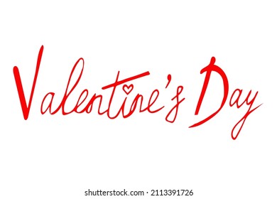 valentines day text and clouds and hearts hand drawn doodle. vector, scandinavian, minimalism. card, banner, poster. love, wedding, romance, accessory, decoration.