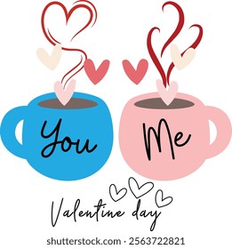 Valentine's day text effect design 