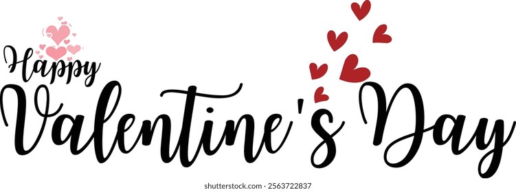 Valentine's day text effect design 