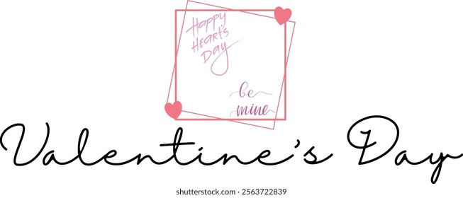 Valentine's day text effect design 