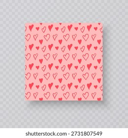 Fondo del tema del día de San Valentín, fondo romántico sin fisuras con corazones perfecto para el envoltorio de regalo del día de San Valentín, estampados textiles de boda, telas de moda, Fondos de pantalla digitales y diseños festivos de scrapbooking