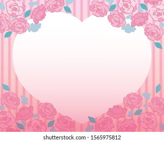 Valentine's Day themed background. Vector illustration.