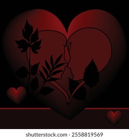 Valentines day themed vector image