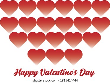 Der Valentinstag ist eine Zeit, um Zuneigung auszudrücken. In diesem Design gibt es viele Symbole der Liebe, die fliegen. 