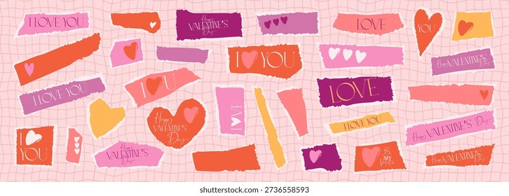 Collage papel roto con