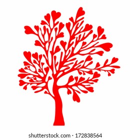 Valentines day tree. 