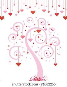 Valentine's day tree