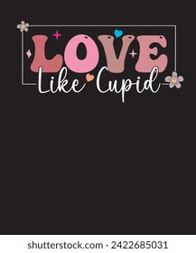 Valentine's Day t-shirt design. Be Mine XoXo  Retro T-Shirt Design.