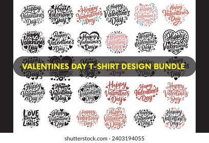  Paquete de diseño de camisetas del Día de San Valentín, paquete de diseño de camisetas para tipografía del Día de San Valentín, paquete de diseño de camisetas para la pareja del Día de San Valentín, ideas de camisetas de San Valentín para parejas, camiseta de la marca de San Valentín.