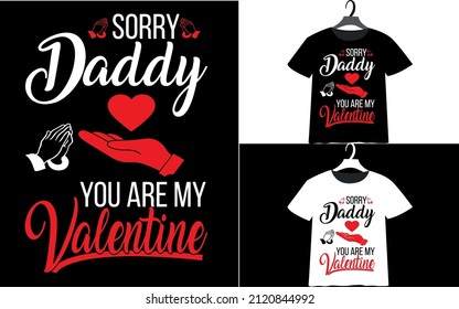 Plantilla de diseño de camisetas del Día de San Valentín