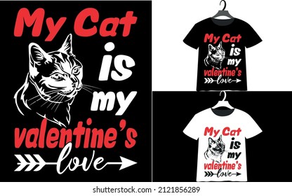 Valentine's Day T-shirt Design template