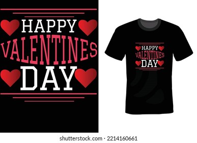 Valentines Day T-shirt Design Template 