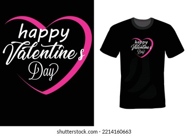 Valentines Day T-shirt Design Template 